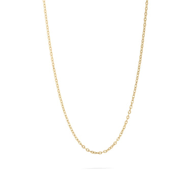 wholesale jewelry 14K Gold Filled Plus™ Crimped Oval Link Chain Necklace- main 