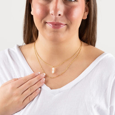 wholesale jewelry 14K Gold Filled Plus™ Crimped Oval Link Chain Necklace- model 