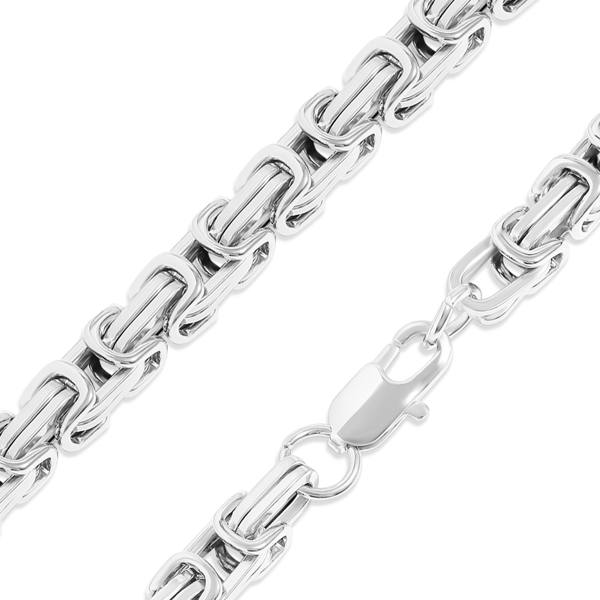 Stainless Steel Byzantine Chain Necklace / CHN8500