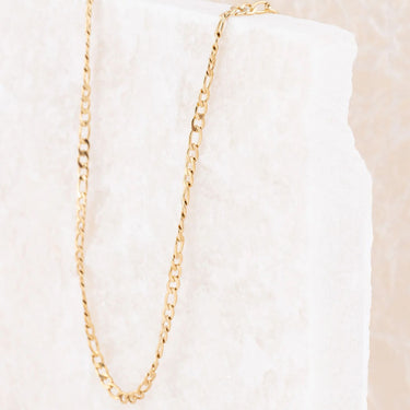 Wholesale jewelry 14K Gold Filled Plus Figaro Chain Necklace- studio 