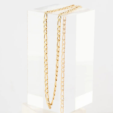 Wholesale jewelry 14K Gold Filled Plus Figaro Chain Necklace- studio 