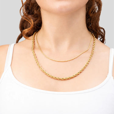 Wholesale jewelry 14K Gold Filled Plus™ Rope Chain Necklace- model