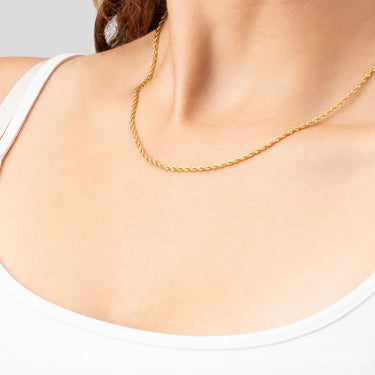 Wholesale jewelry 14K Gold Filled Plus™ Rope Chain Necklace- model