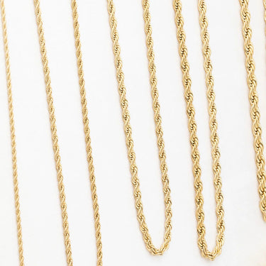 Wholesale jewelry 14K Gold Filled Plus™ Rope Chain Necklace- studio