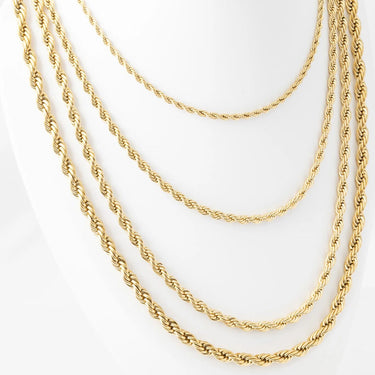 Wholesale jewelry 14K Gold Filled Plus™ Rope Chain Necklace- studio