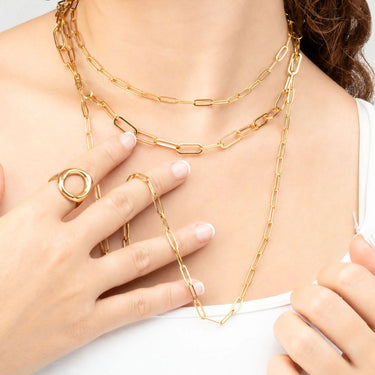 Wholesale jewelry 14K Gold Filled Plus™ Paperclip Chain Necklace- model 