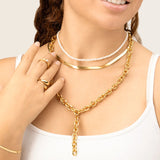 Wholesale jewelry 14K Gold Filled Plus™ Herringbone Chain Necklace- model 
