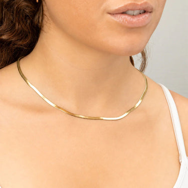 Wholesale jewelry 14K Gold Filled Plus™ Herringbone Chain Necklace- model 
