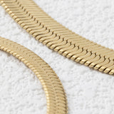Wholesale jewelry 14K Gold Filled Plus™ Herringbone Chain Necklace- studio 