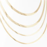 Wholesale jewelry 14K Gold Filled Plus™ Herringbone Chain Necklace- studio 