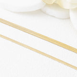 Wholesale jewelry 14K Gold Filled Plus™ Herringbone Chain Necklace- studio 