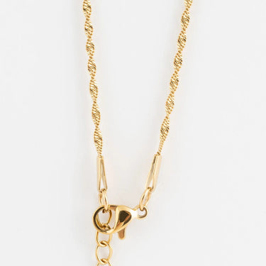 Wholesale jewelry 14K Gold Filled Plus™ Singapore Chain Necklace- Clasp 