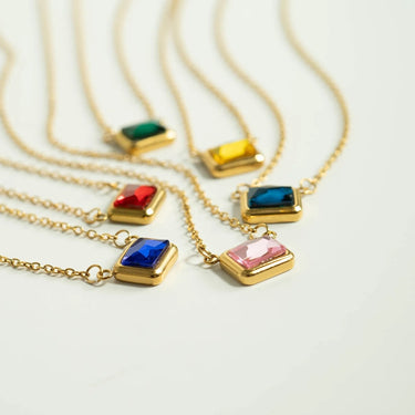 Birthstone Emerald Charm Connector 