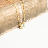 Birthstone Emerald Charm Connector 