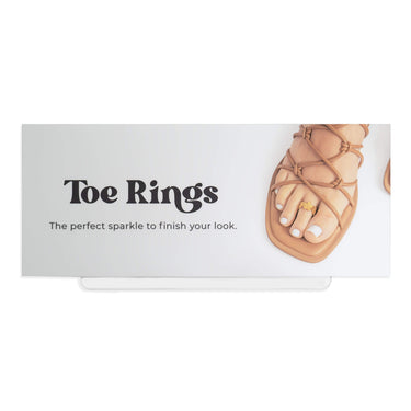 Toe Ring Display Sticker