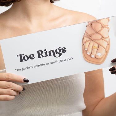 Toe Ring Display Sticker