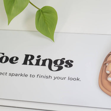 Toe Ring Display Sticker