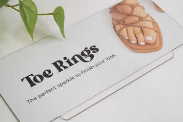 Toe Ring Display Sticker