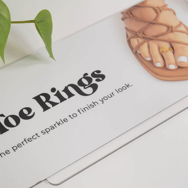 Toe Ring Display Sticker