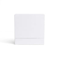White retail jewelry box on a white background