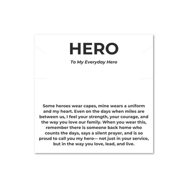 The Hero Bracelet Gift Set Card / CRD0020