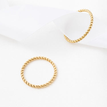 Wholesale jewelry 14K Gold Filled Plus™ Braided Spacer Ring / CSR0001GF- studio 