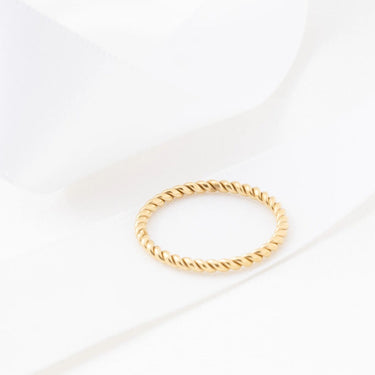 Wholesale jewelry 14K Gold Filled Plus™ Braided Spacer Ring / CSR0001GF- studio 