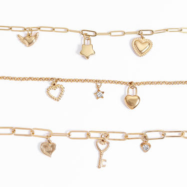 Love and friendship charm bar charm set
