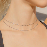 Lip Chain Necklace Lifestyle