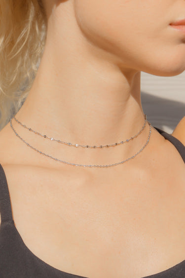 Lip Chain Necklace Lifestyle