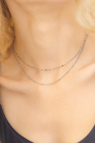 18K Gold PVD Edelstahl Satellitenkette Halskette/CHN9960
