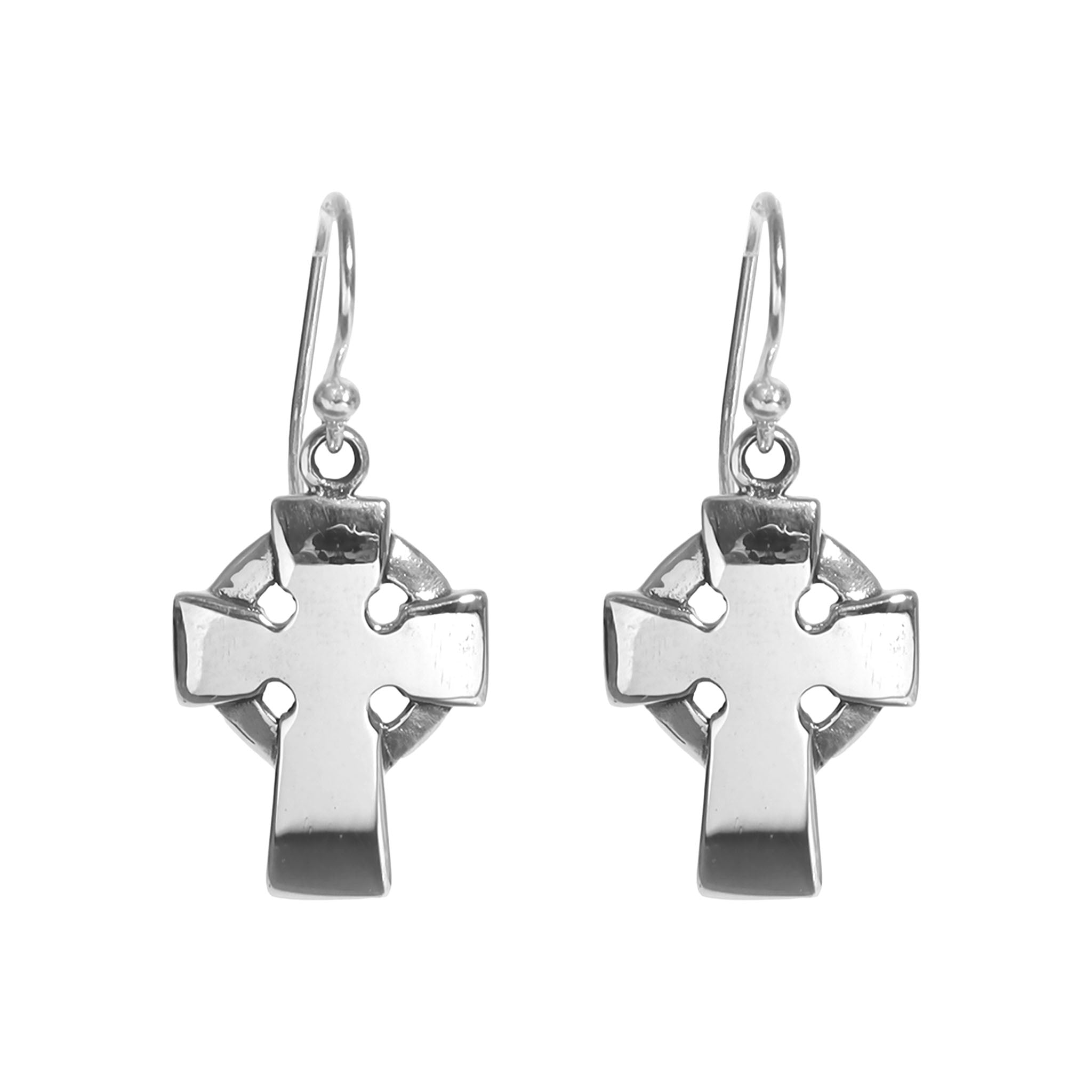 Sterling Silver Cross Earrings / DIS0214