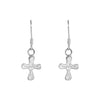 Sterling Silver Cross Earrings / DIS0215