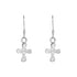Sterling Silver Cross Earrings / DIS0215