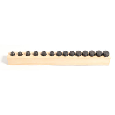 Ring-Morten Größen 3-16 in Holzhalter/DiY0019