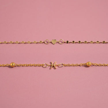 Permanent Jewelry Horizontal 14K Solid Gold Heart Charm