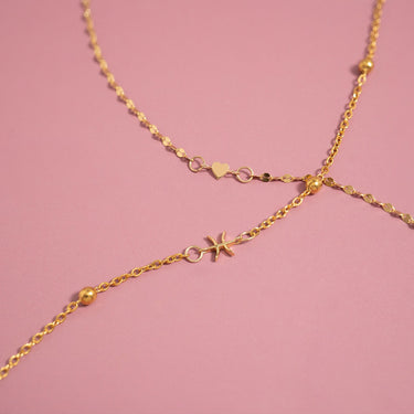Permanent Jewelry Horizontal 14K Solid Gold Heart Charm
