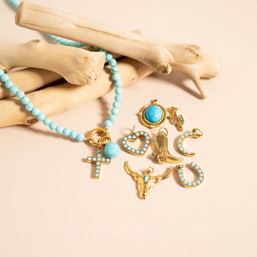 Western Charm Bundle featuring turquoise charm keeper