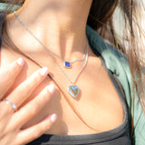 Birthstone Emerald Connector Charm 