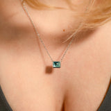 Birthstone Emerald Connector Charm 