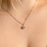 Round Birthstone Charm