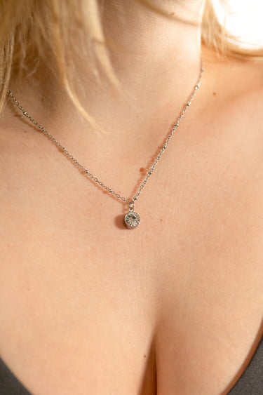 Round Birthstone Charm