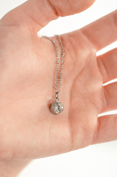 Round Birthstone Charm