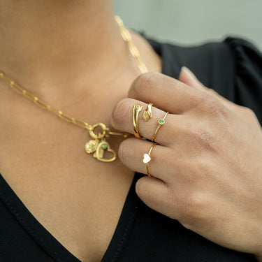 Symbol Stacking Ring Lifestyle