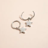 Star Huggie Earrings