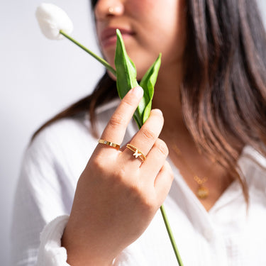 Beaded Stacking Ring Lifestyle