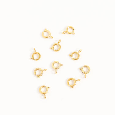 18K Gold PVD Stainless Steel Spring Clasp / ENC0010