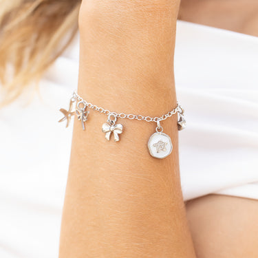 .925 Silver Silver Rombo Figaro Chaîne de bijoux permanente - par le pied/PMJ0026