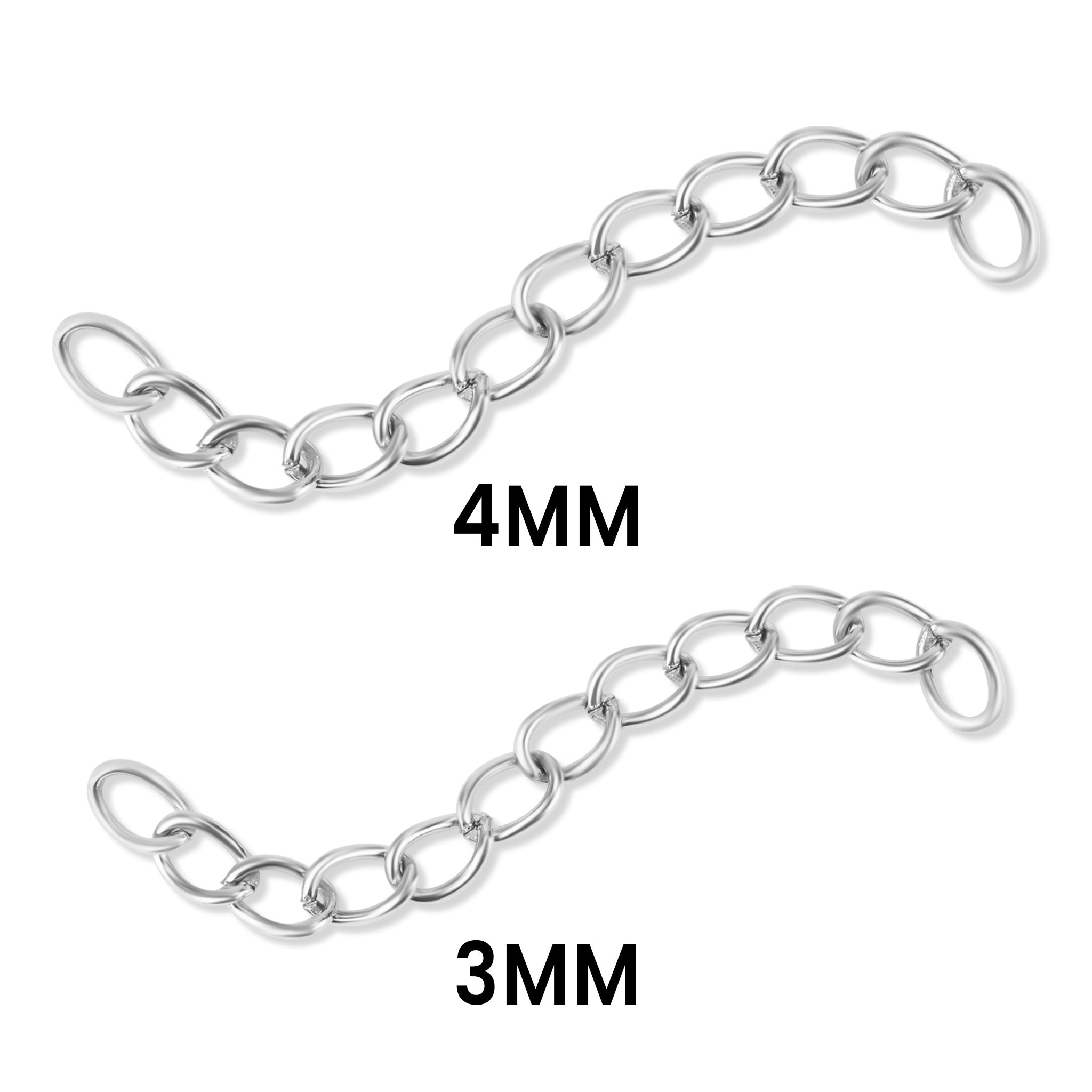 Stainless Steel PVD Coated 2" Chain Extension / ENC0013