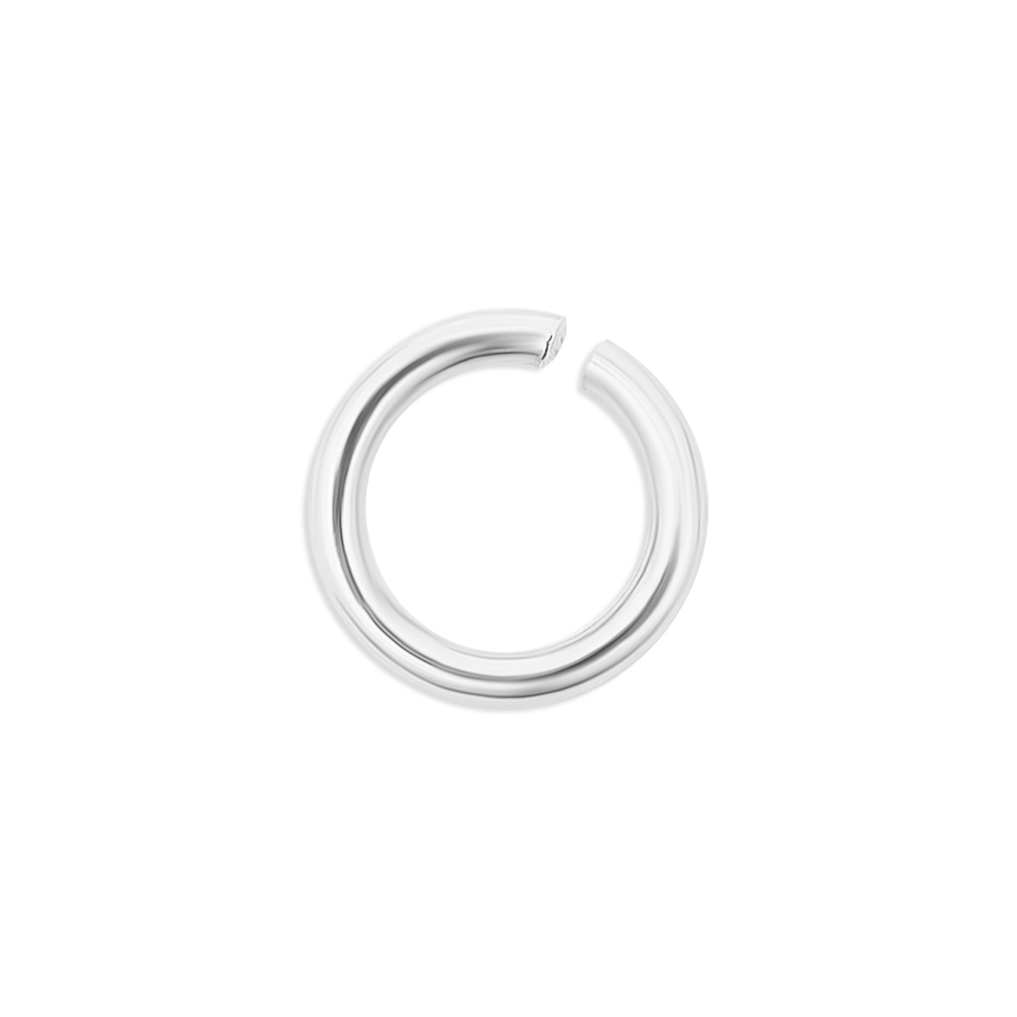 10 Pack .925 Sterling Silver Open Jump Rings